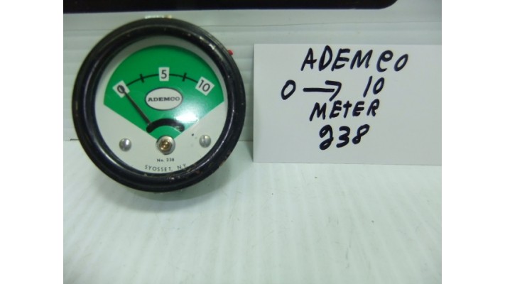 Ademco 238 analogue  meter 0 a 10ma
